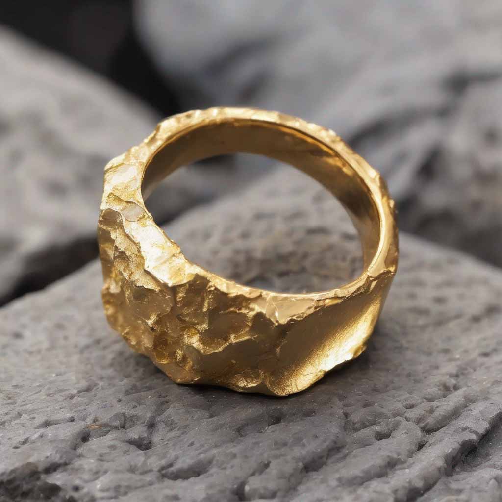 Anillo de oro 24k