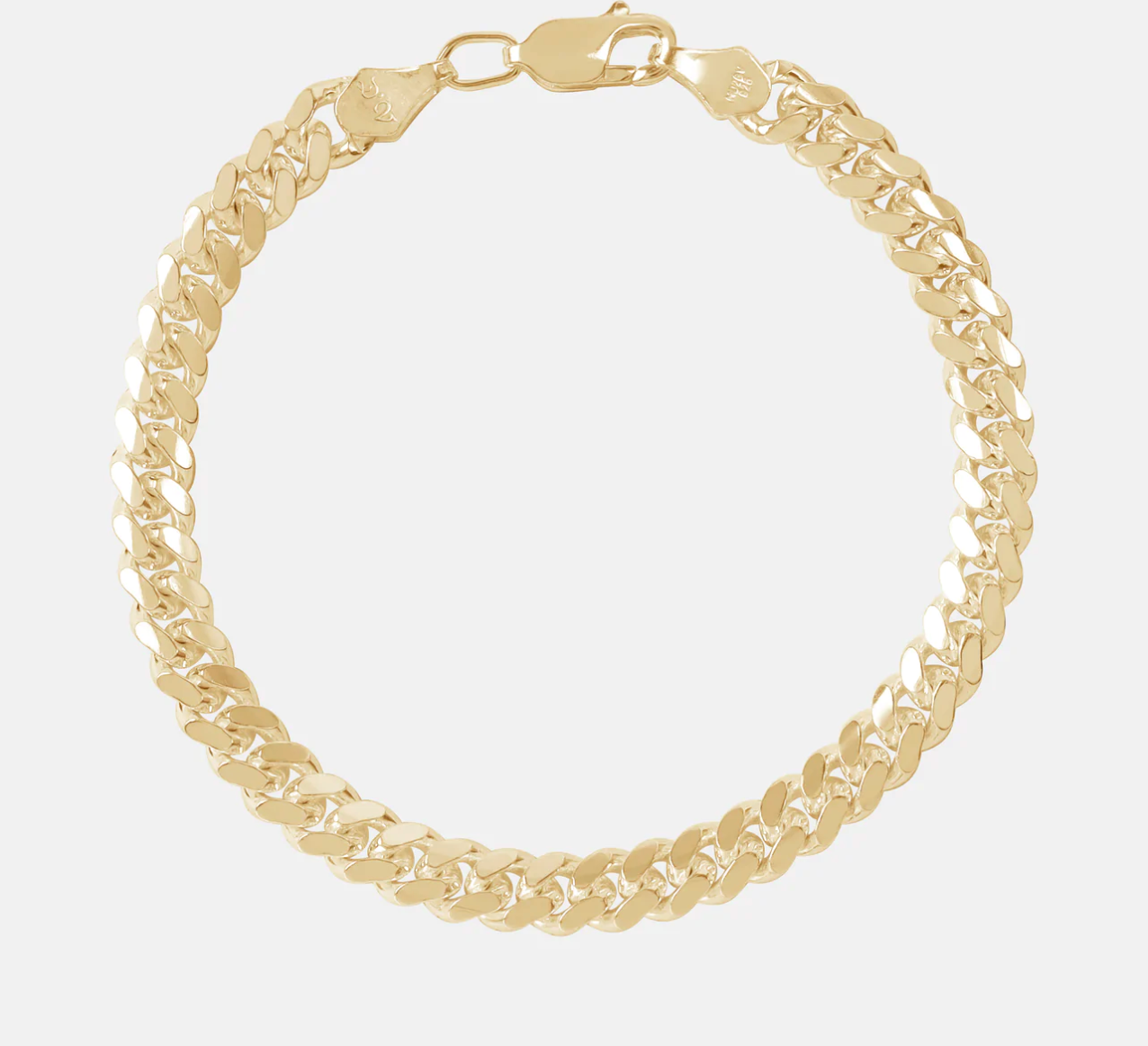 Pulsera de oro para hombre - GOLD SHIELD