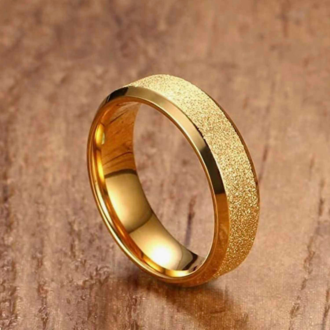 Anillo para hombre dorado
