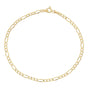 Pulsera Oro 10k Figaro 2.6mm Hombre/Mujer - Joyería Mexicana