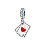 Charm Plata 925 Cartas A♥ A♠ Joyería Mexicana Premium