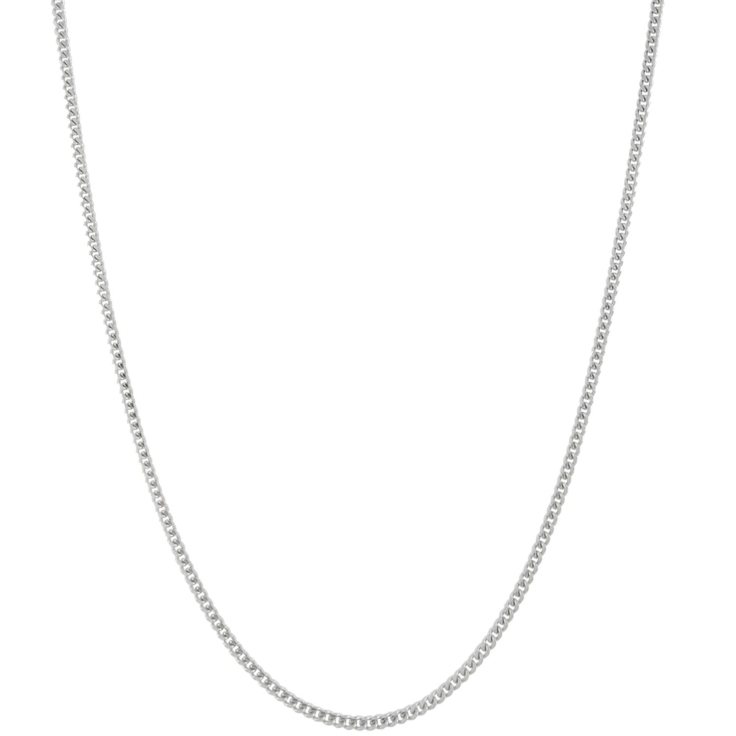 Cadena Cuban Link 2mm GOLD SHIELD Plata 925 50 CM