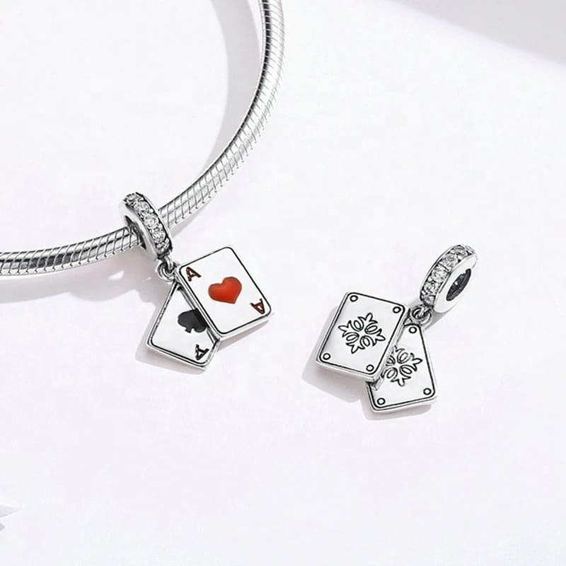 DIJES DE PLATA CON PULSERA DE PLATA