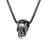 Collar Calavera Acero Inoxidable Hombre - Joyería Mexicana