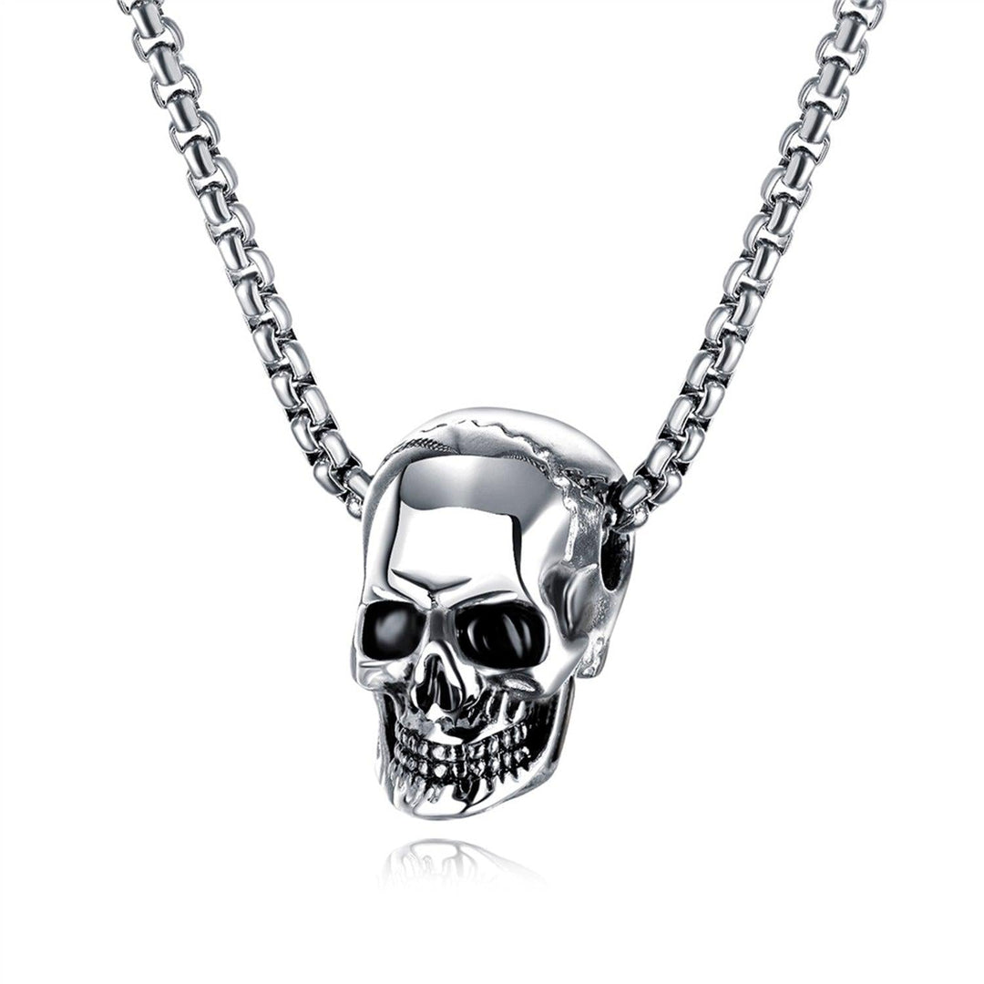 Collar para Hombre de Acero Inoxidable Cráneo - GOLD SHIELD