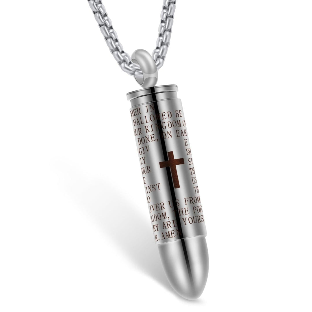 Collares Urna Bala de Acero Inoxidable - GOLD SHIELD