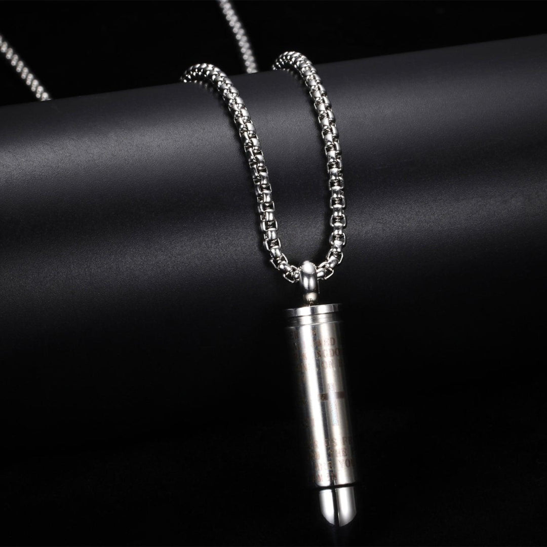 Collares Urna Bala de Acero Inoxidable - GOLD SHIELD