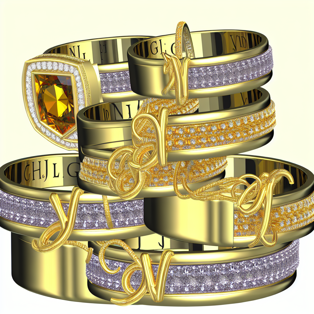 Agrega un toque personal a tus anillos incorporando iniciales. Ideal para parejas o autorregalo.