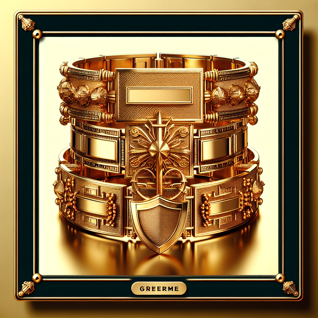 Pulseras de Oro con Nombres Grabados