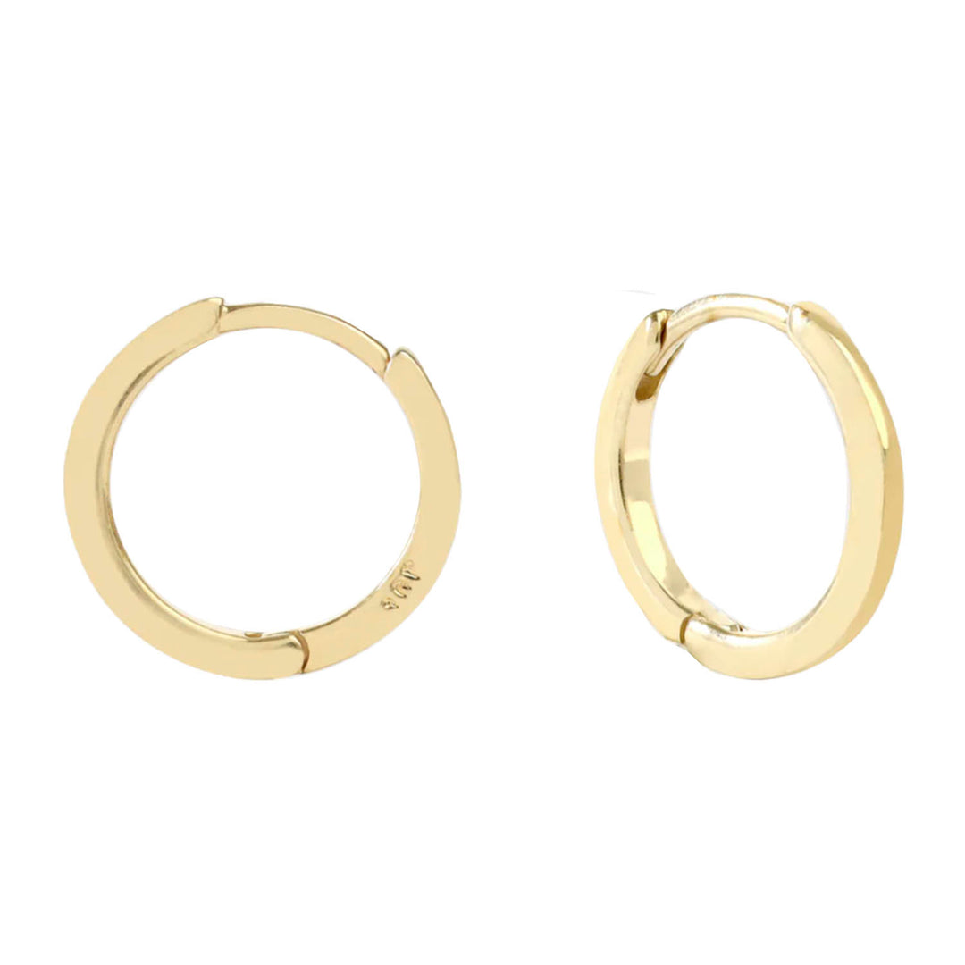 Aretes de oro 14k para bebe - GOLD SHIELD