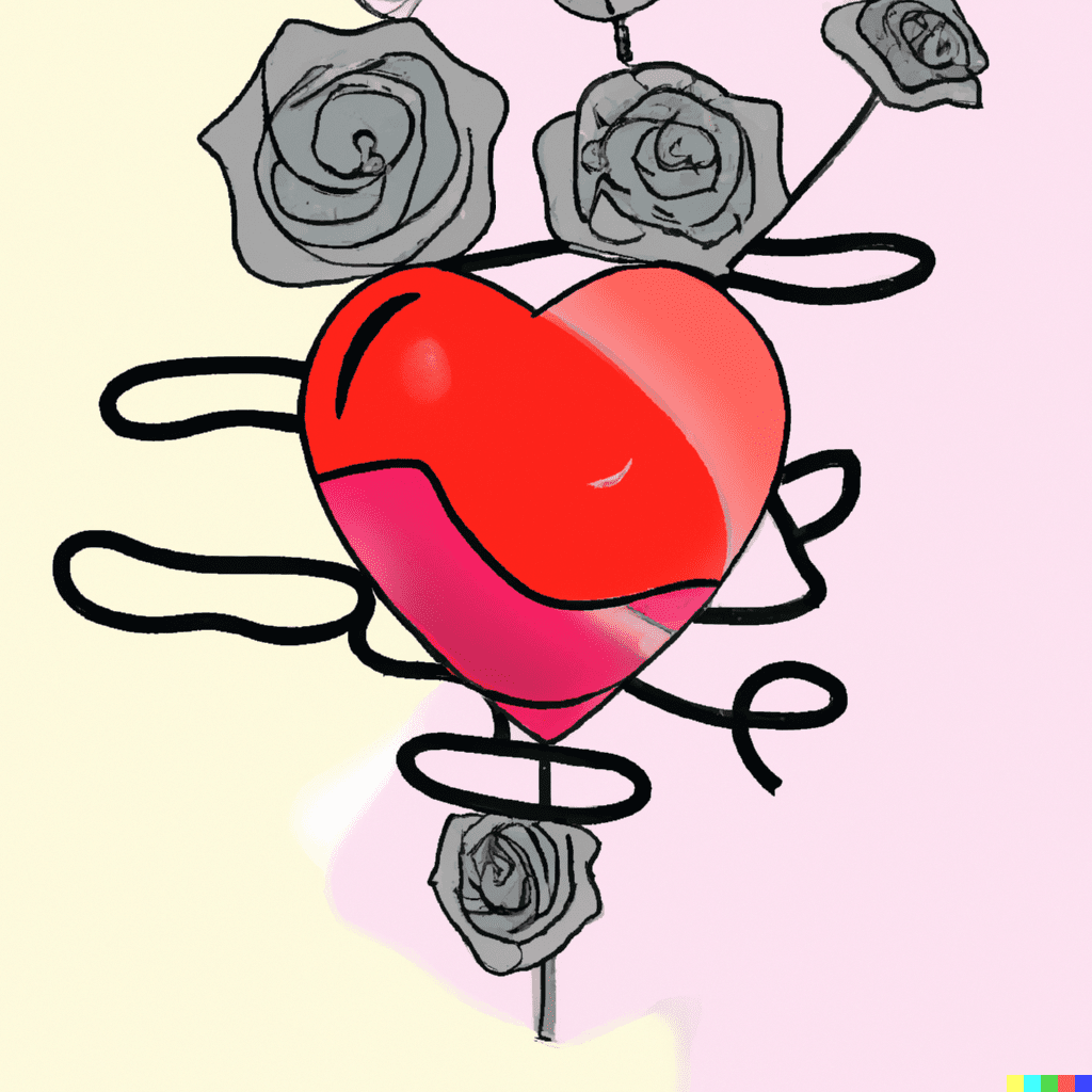 Dibujo Corazón San Valentin 2023 - 14 de febrero 2023 - GOLD SHIELD