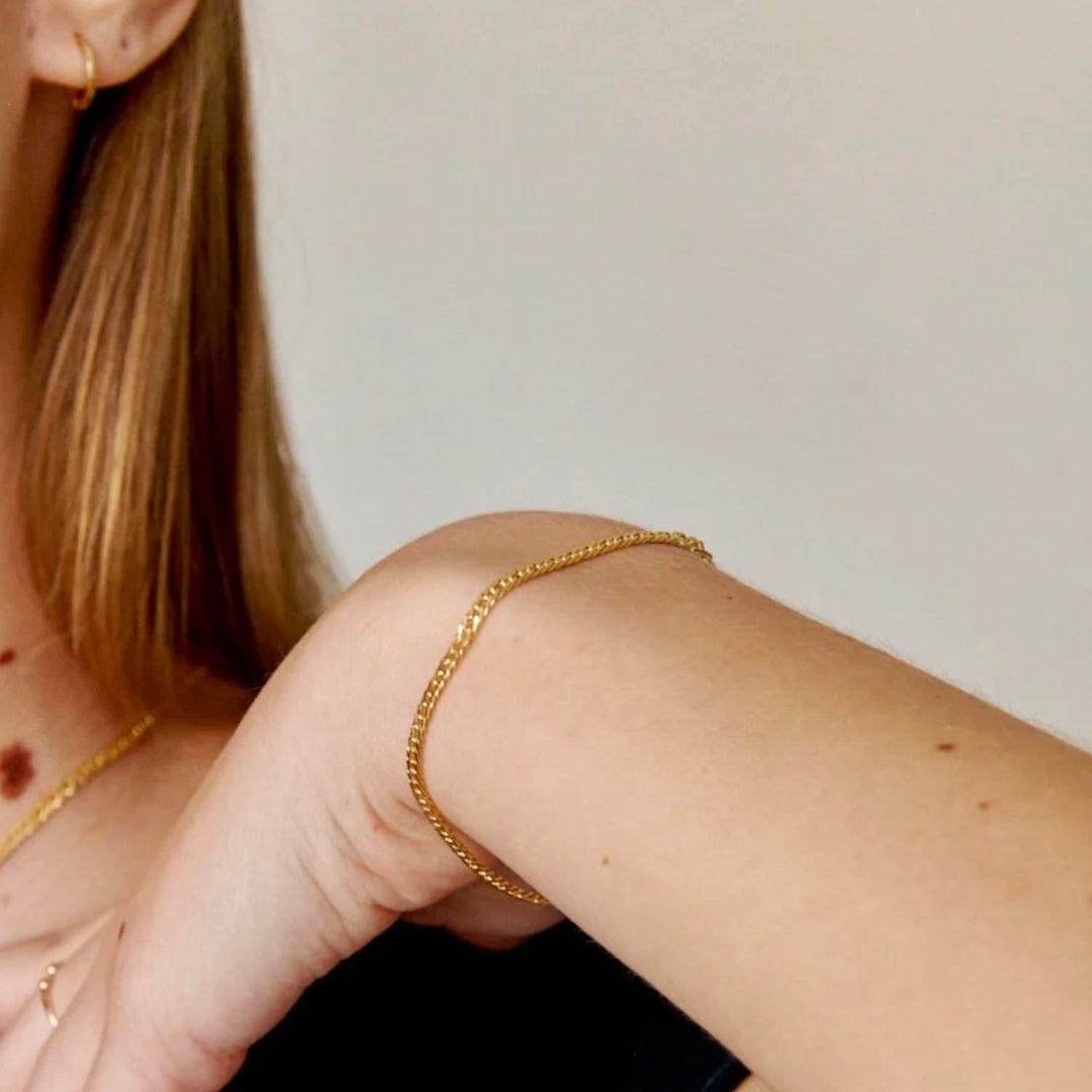 Pulseras de oro laminado para mujer - GOLD SHIELD