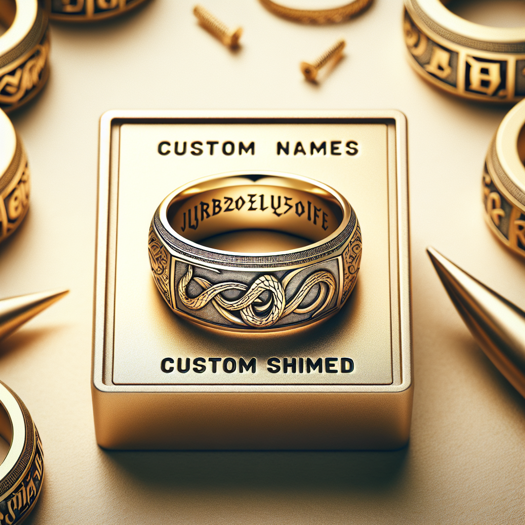 Anillos Grabados con Nombres