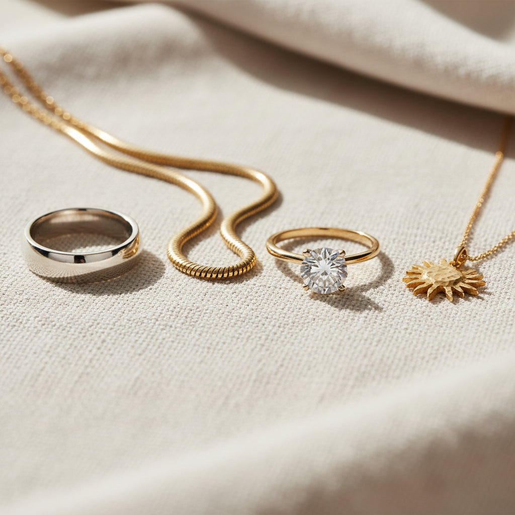 Plata 925 vs Oro 10k/14k/18k en Mexico: Guia 2026 — Gold Shield Joyeria Mexicana