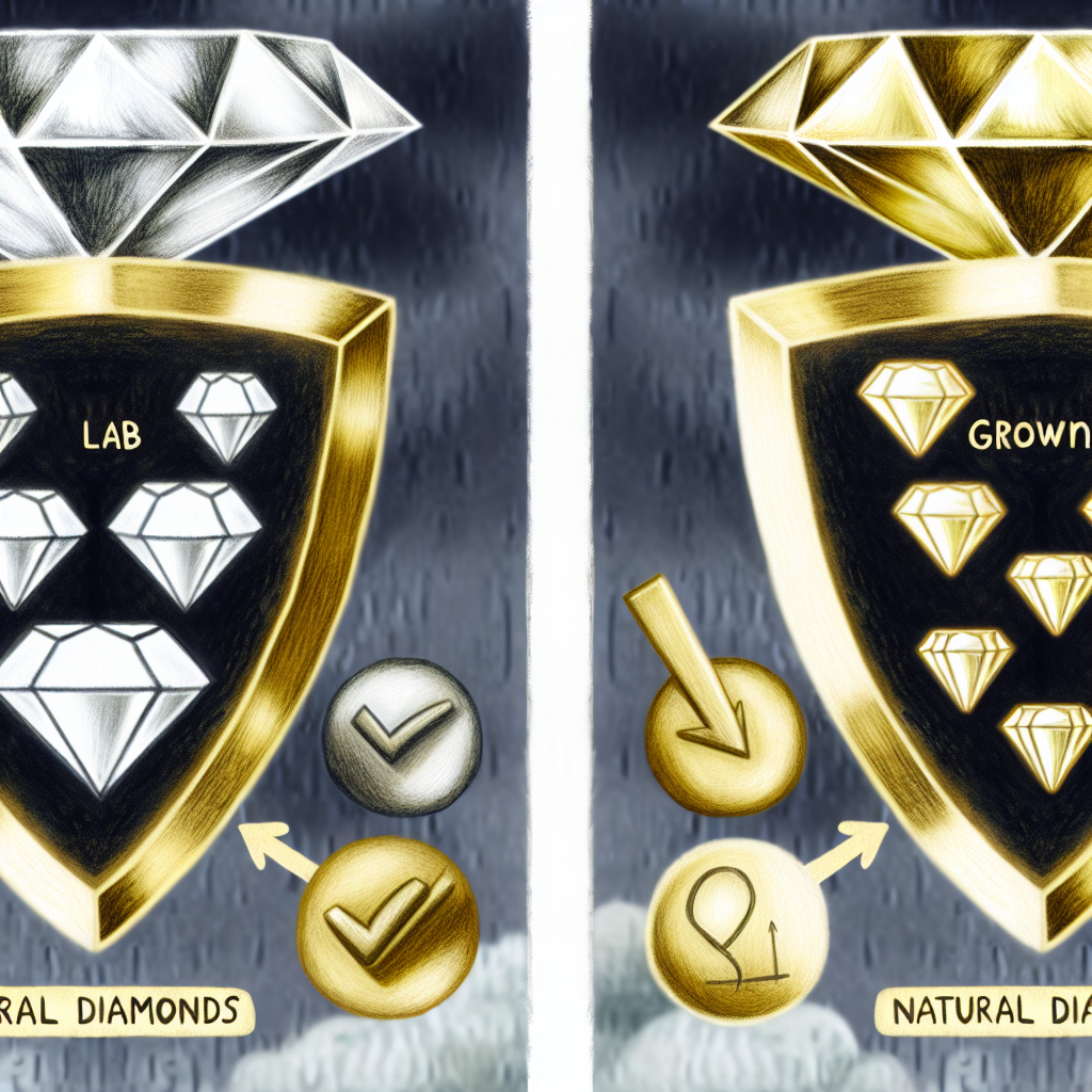 Conoce las diferencias entre diamantes creados en laboratorio y naturales: precio, apariencia y ética.