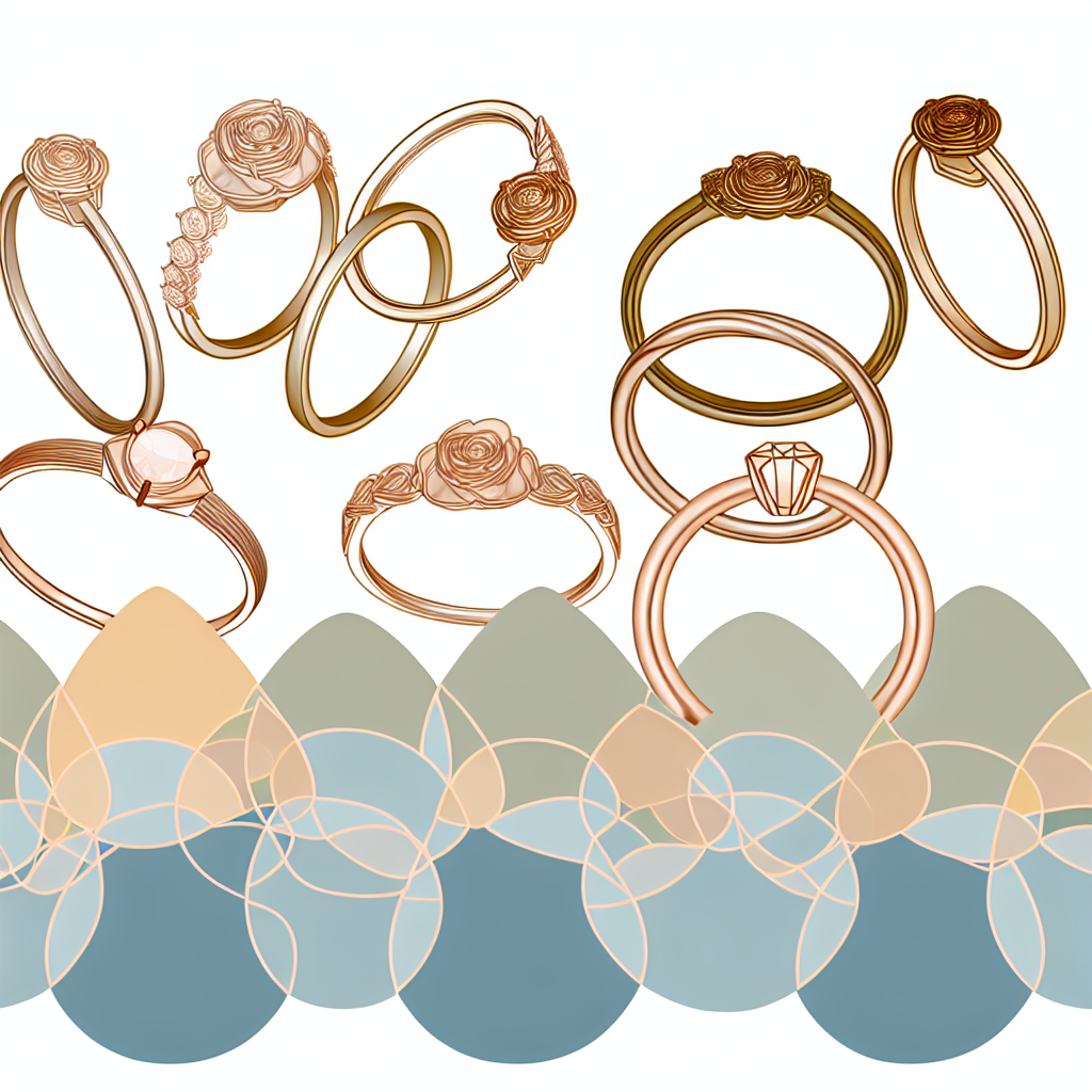 Conoce por qué el oro rosa está en tendencia y cómo lucen los anillos de compromiso en este color.