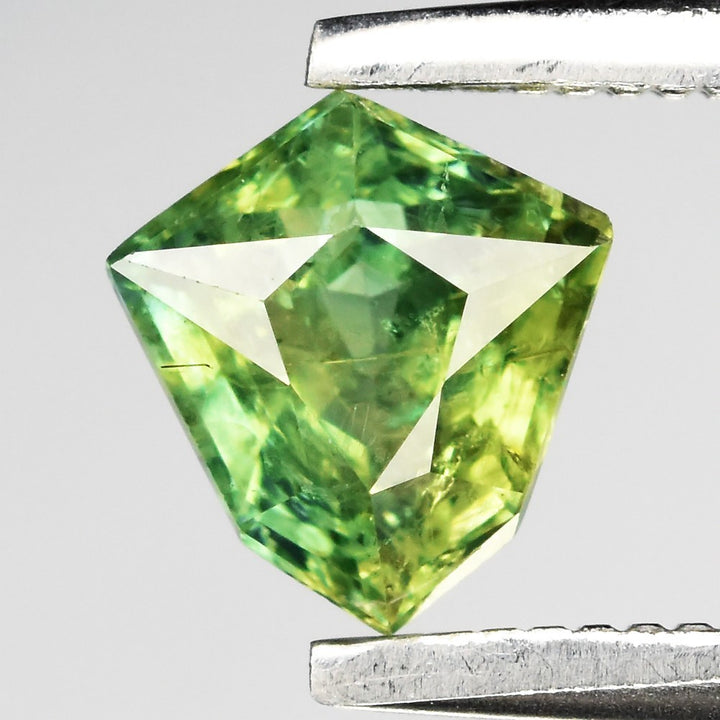 Zafiro natural, verde, de Australia, 0.7 quilates, pieza única, para anillo de oro 14k, plata 925 o dije, joyería mexicana Gold Shield