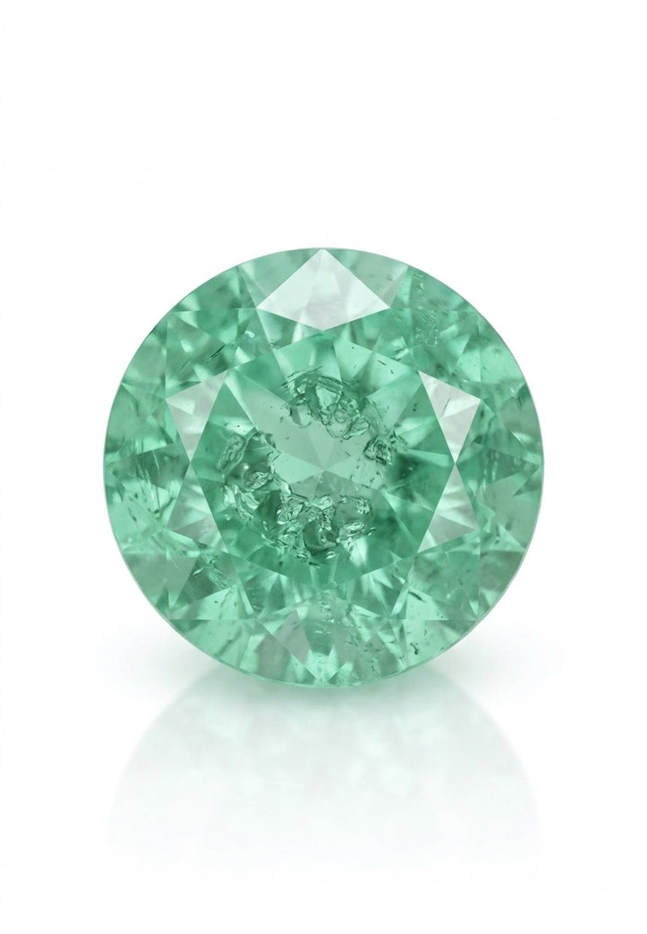 Esmeralda verde natural 1.8ct corte redonda — Solo la gema | Gold Shield