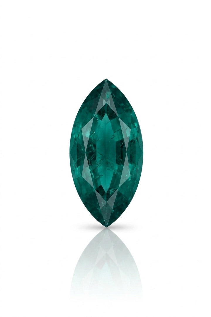 Esmeralda verde natural 2.2ct corte marquesa — Solo la gema | Gold Shield