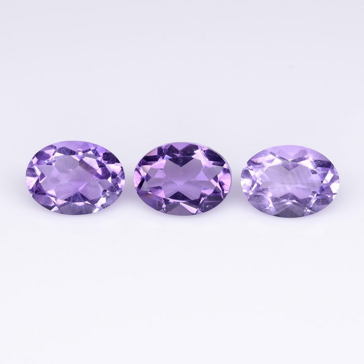 amatista purpura natural 3.31ct corte oval, gema suelta Gold Shield joyería mexicana