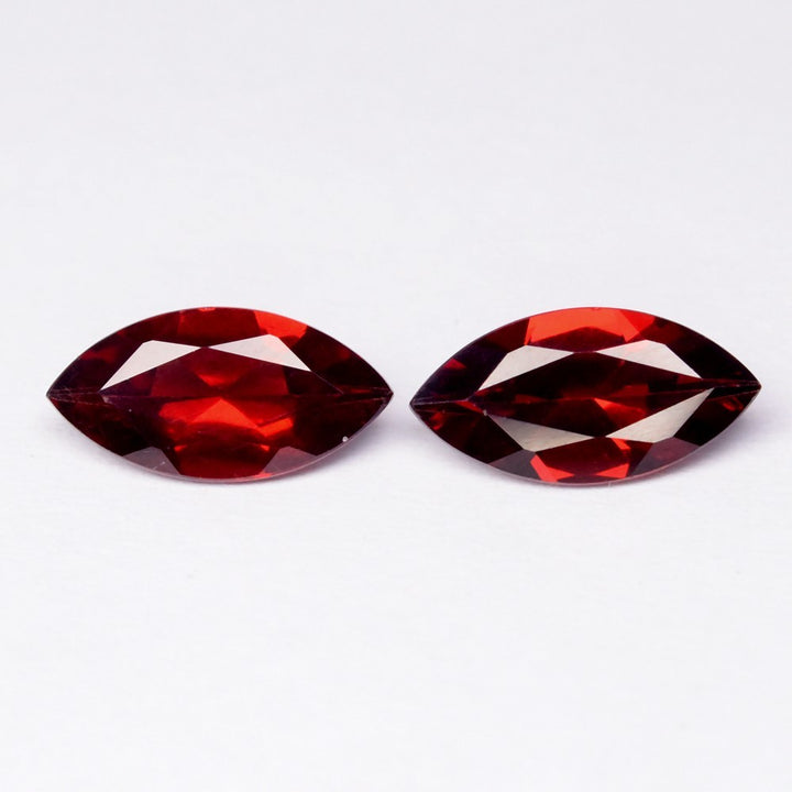 Granate rojizo naranja natural 2.50ct corte marquesa de Madagascar, pieza única — Gold Shield