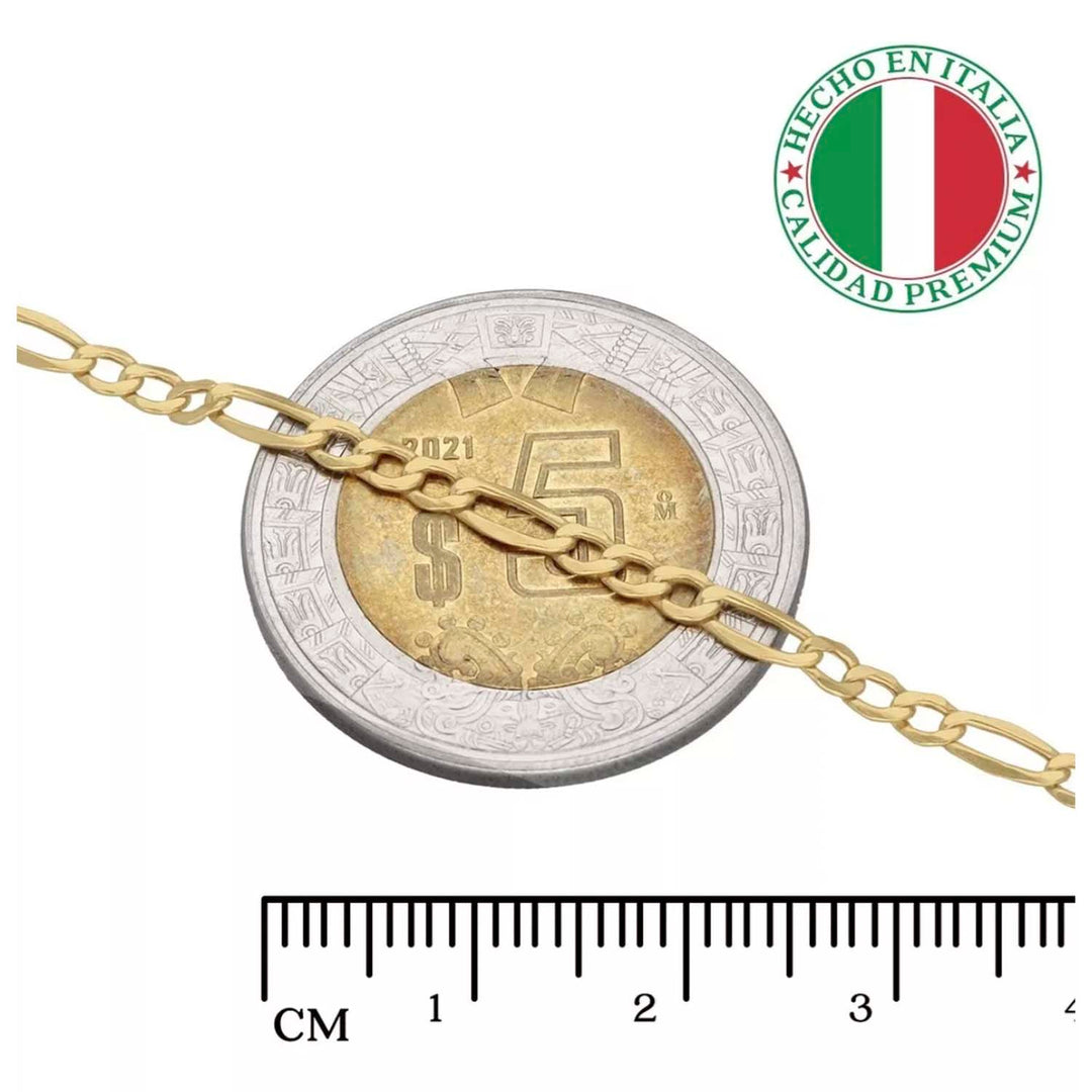 Pulsera de oro italiano económica
