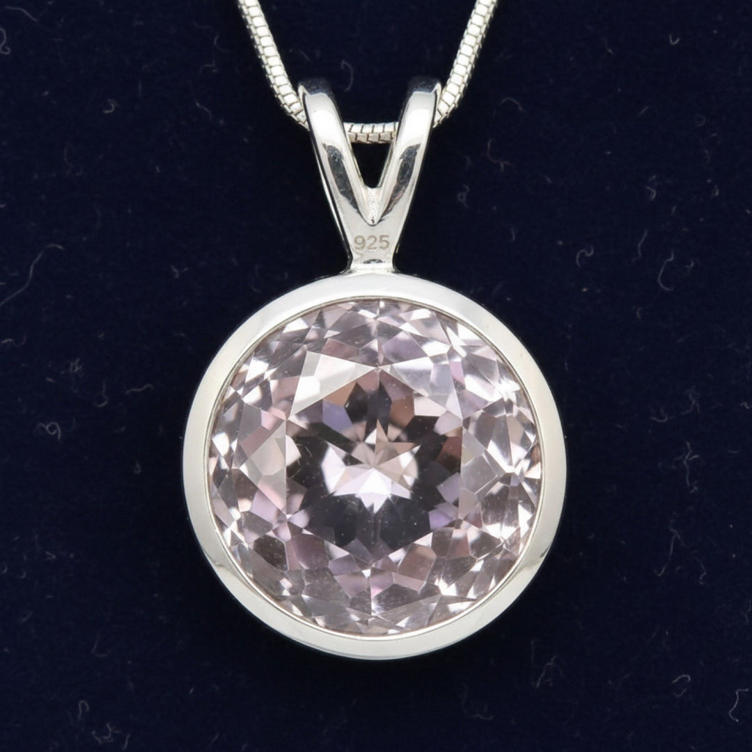 dije plata 925 con ametrino amarillo y purpura natural 9.11ct corte redonda, joyería mexicana Gold Shield