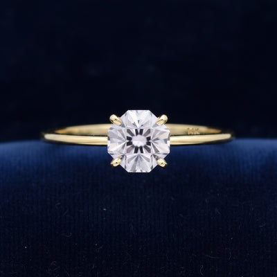 Anillo Oro 14k con Amatista Sin Tratar Brasil 3.93ct - Pieza Úni, joyería mexicana Gold Shield