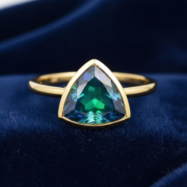 Anillo Oro 14k con Opalo Negro 1.4ct, joyería mexicana Gold Shield - PREVENTA