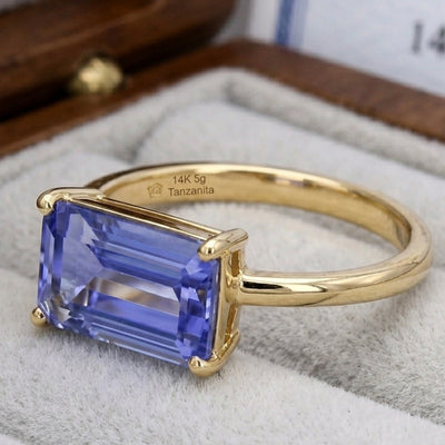 Tanzanita natural, de Tanzania, 1.27 quilates, corte octagon, pieza única, para anillo de oro 14k, plata 925 o dije, joyería mexicana Gold Shield