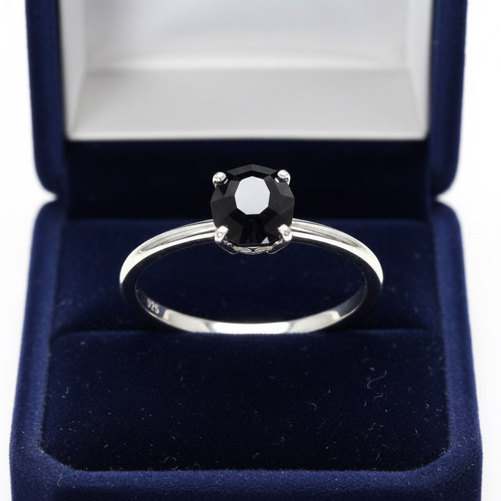 Anillo Plata 925 con Espinela Sin Tratar Tanzania 1.21ct - Pieza Ú, joyería mexicana Gold Shield