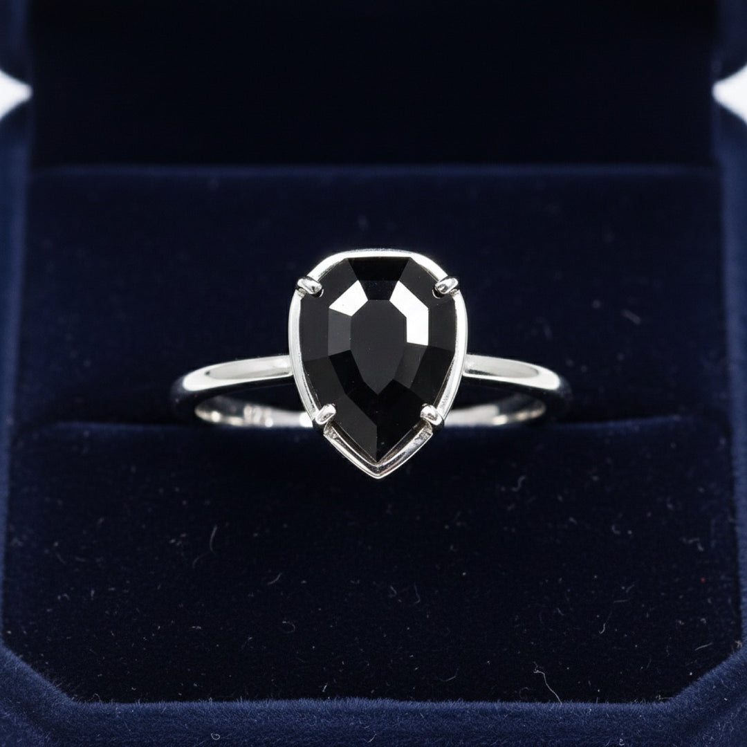 Anillo Plata 925 con Espinela Sin Tratar Tanzania 1.21ct - Pieza Ú, joyería mexicana Gold Shield