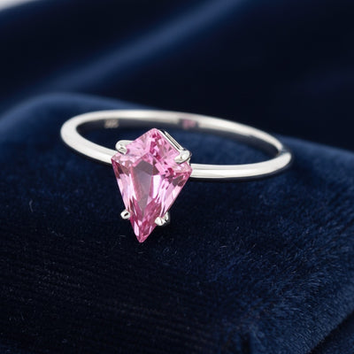 Anillo Plata 925 con Zafiro Rosa Sin Tratar Tanzania 0.72ct - Piez, joyería mexicana Gold Shield