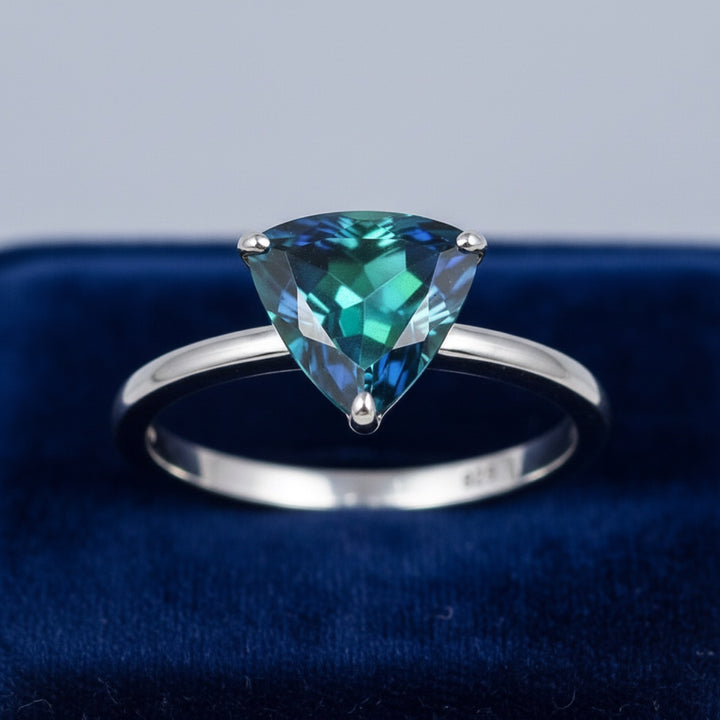 Anillo Plata 925 con Opalo Negro 1.4ct, joyería mexicana Gold Shield - PREVENTA