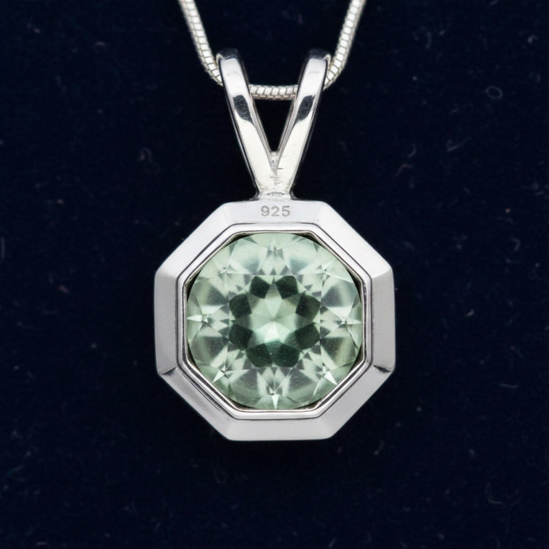 Dije Plata 925 con Alexandrita Natural Rusia Urales 0.13ct Cambi, joyería mexicana Gold Shield