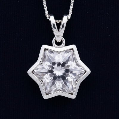 Dije Plata 925 con Amatista Natural Brasil 1.73ct Corte Snowflak, joyería mexicana Gold Shield