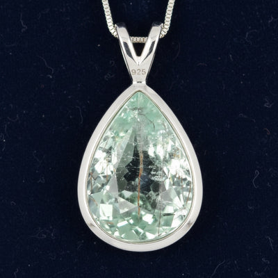 Dije Plata 925 con Turmalina Paraíba-Type Sin Tratar Sin especif, joyería mexicana Gold Shield