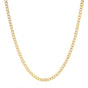 Cadena Oro 14k Curb 3mm Hombre - Joyería Mexicana Premium
