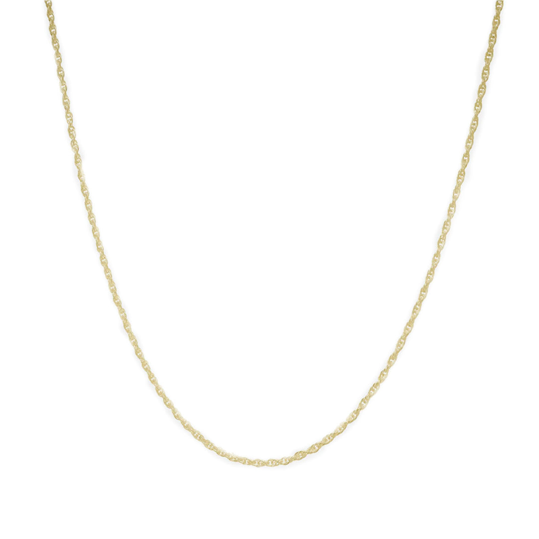 Cadena de oro para mujer - estilo: cuerda - GOLD SHIELD