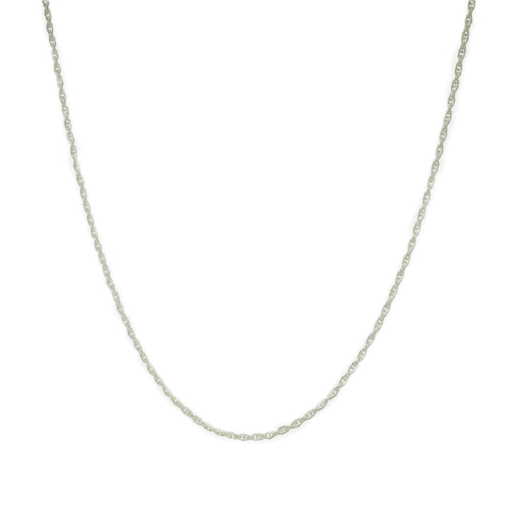 Cadena de plata para mujer - estilo: cuerda - GOLD SHIELD