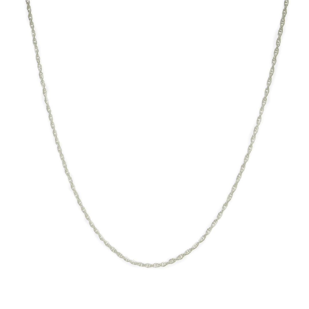Cadena de plata para mujer - estilo: cuerda - GOLD SHIELD