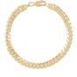 Pulsera Cubana Plata 925 / Oro 10k Hombre 6mm - Joyería Mexicana