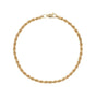 Pulsera Oro 14k Unisex Trozal 3mm - Joyería Mexicana