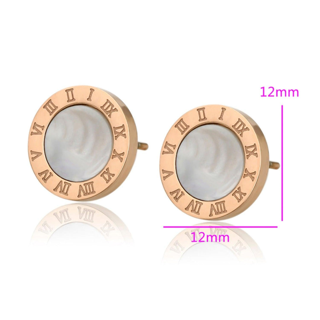 Aretes Tipo Bulgari de Acero Inoxidable - GOLD SHIELD