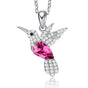 Collar Plata 925 Colibrí Circonia - Joyería Mexicana