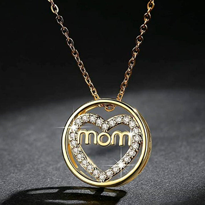 Collar para Mujer de Plata 925 Mom Especial Dia De las Madres - GOLD SHIELD