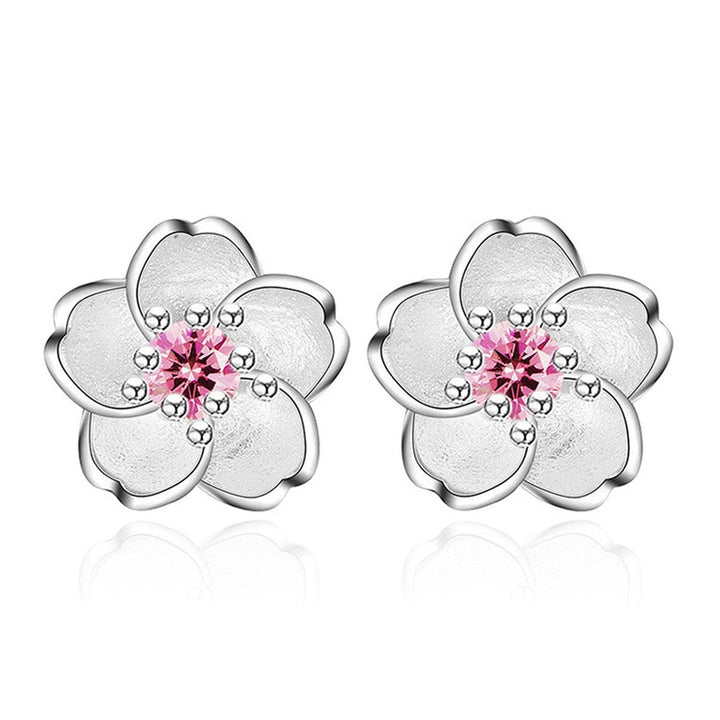 Set de Joyería 3 Piezas para Mujer de Plata 925 Flor de Cerezo - GOLD SHIELD